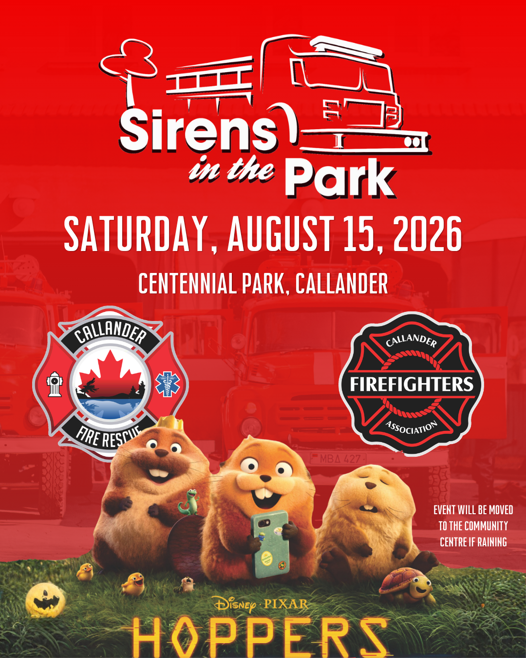 🚒✨ Save the Date – Sirens in the Park Returns! ✨🚒